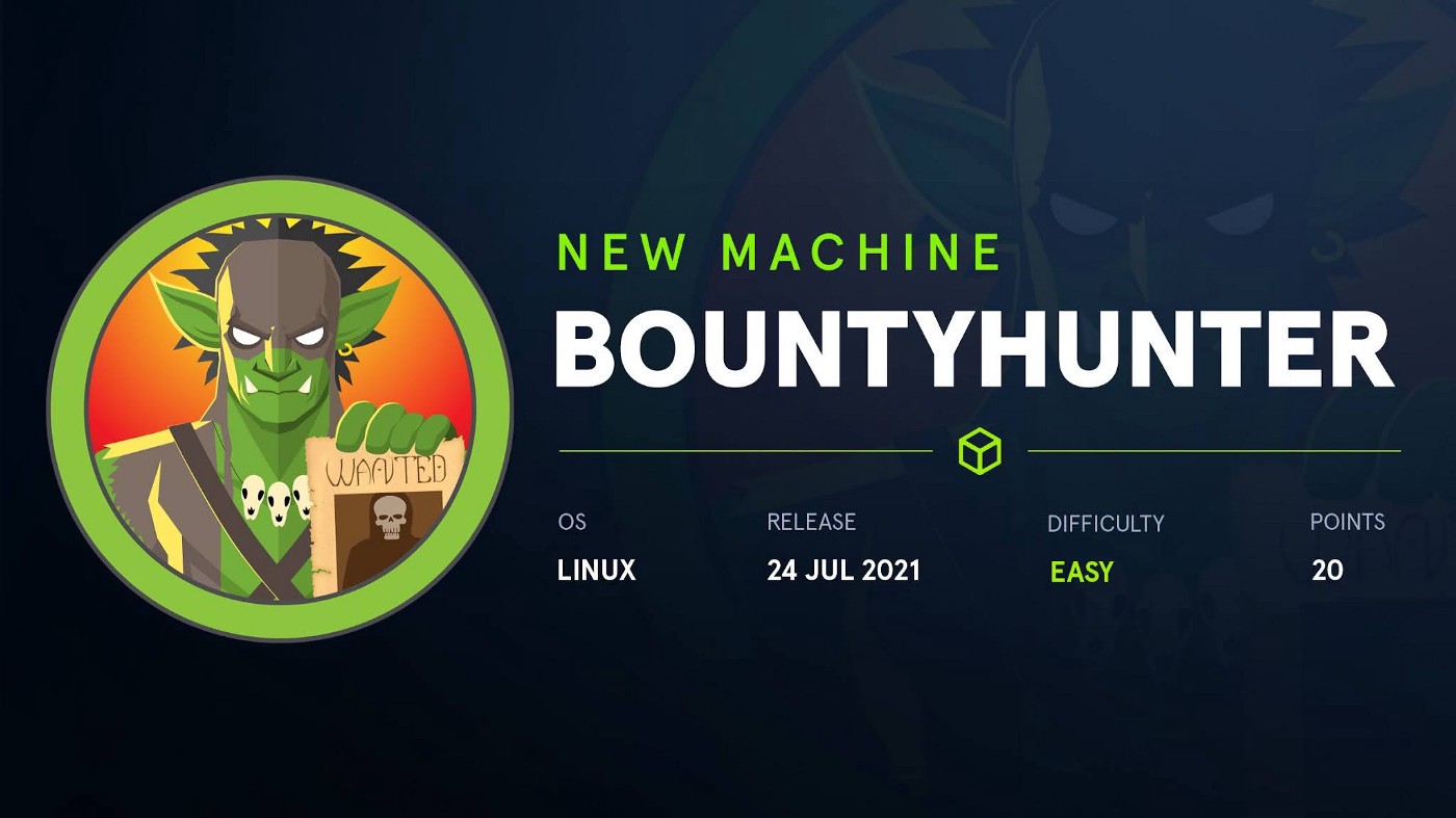 Hack The Box - Bounty Hunter image